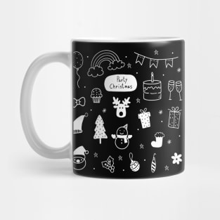 Invert Christmas pattern Mug